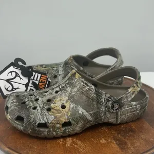 Crocs Real Tree Shoes Mens 8 Wm 10 New Edge Camouflage Classic Clogs
