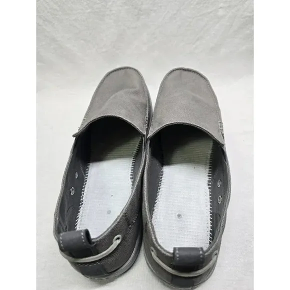 Crocs Walu Slip On Loafers Mens 14 Casual Smoke/light Grey Shoes- No Insoles