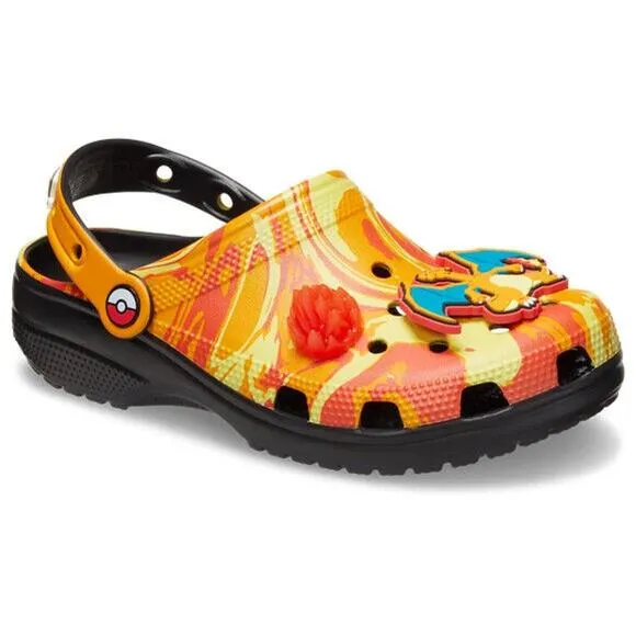 Crocs x Pokemon Classic Clog Charizard Mens Size 13 Shoes Brand New In Hand