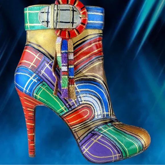 Custom Designed Womens Ankle Boots Size 7.5