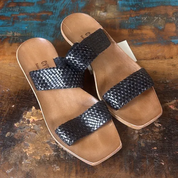 CYDWOQ Olive Grove Sandals. New with tags from Sundance.