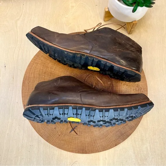 Cydwoq Vintage | School Lace Up Shoes with Vibram soles Size 38.5/8.5