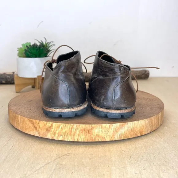 Cydwoq Vintage | School Lace Up Shoes with Vibram soles Size 38.5/8.5