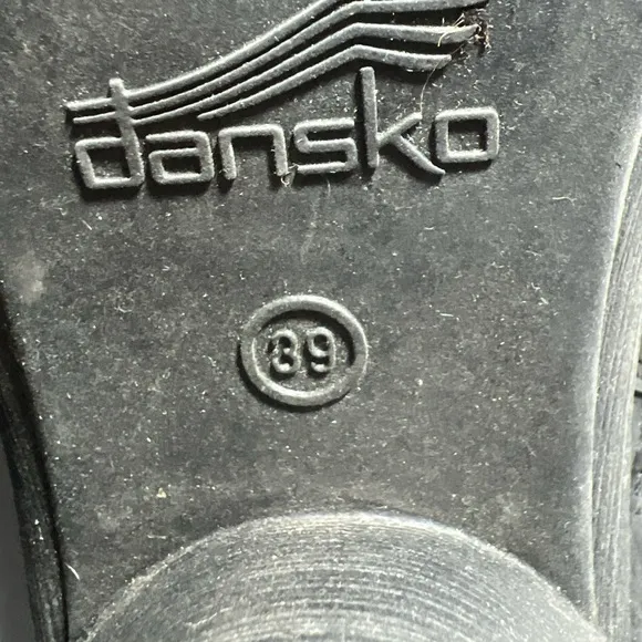 Dansko Black Leather Ankle Boots