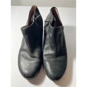 Dansko Black Leather Ankle Boots
