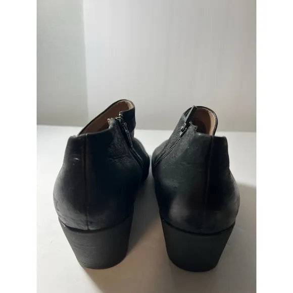 Dansko Black Leather Ankle Boots