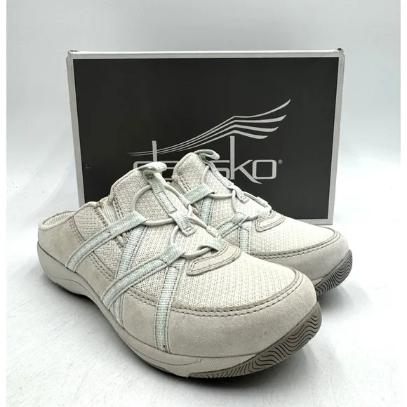 Dansko HAYLEIGH SUEDE Women's NWD Slip On Shoe Ecru EU Size 36 (4855-619434)