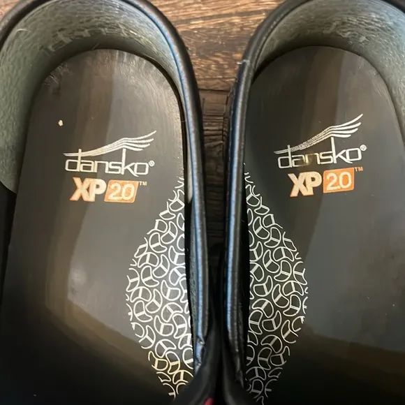 Dansko Professional Clogs Patent Leather Slip On Shoes Size 37 US Size 7