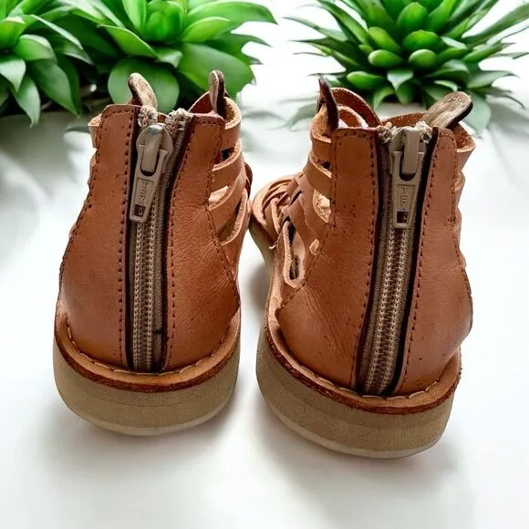 D’ARTE Huarache Mexican Woven Leather Sandals
