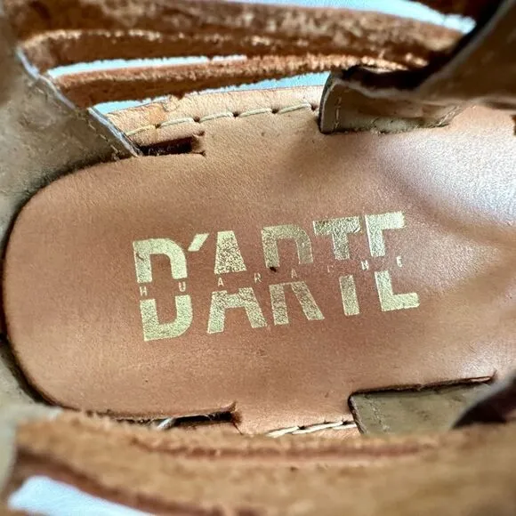 D’ARTE Huarache Mexican Woven Leather Sandals