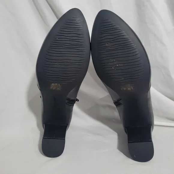 David Tate Women's Leather High Heel Ankle Bootie Boots Size 10 career dressy