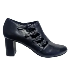 David Tate Women's Leather High Heel Ankle Bootie Boots Size 10 career dressy