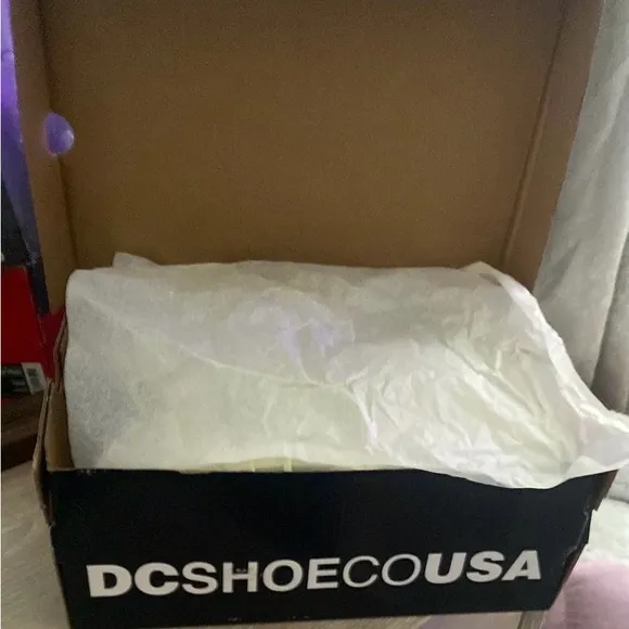 DC Black Sneakers High-Top Skate Shoes