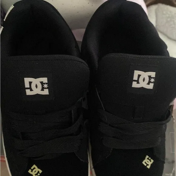 DC Black Sneakers High-Top Skate Shoes