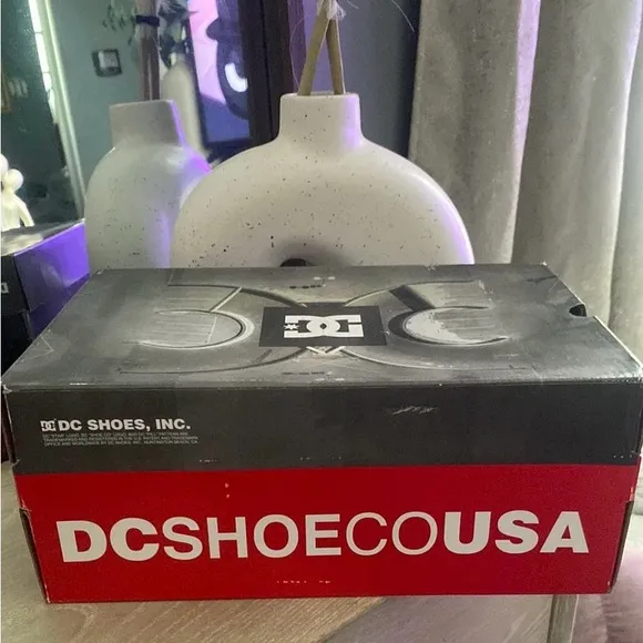 DC Black Sneakers High-Top Skate Shoes