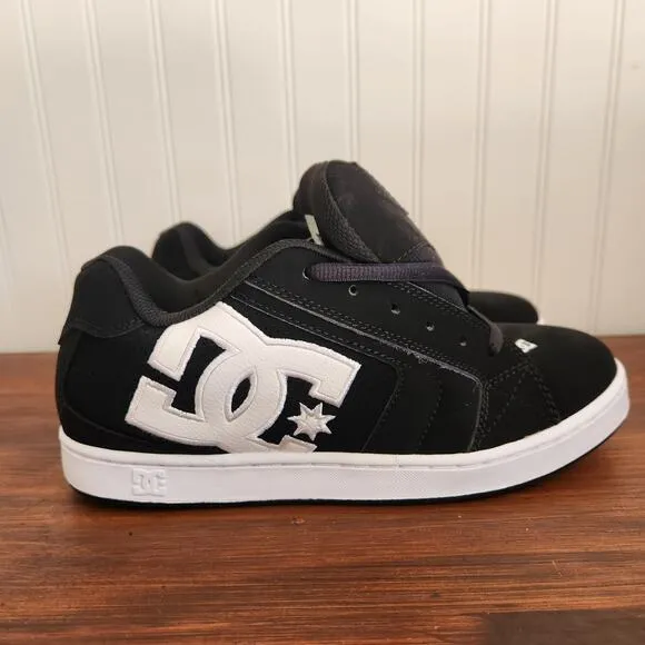 DC Men's Size 8.5 Black/White DC Net M 302361-BLW Skateboarding Shoes New