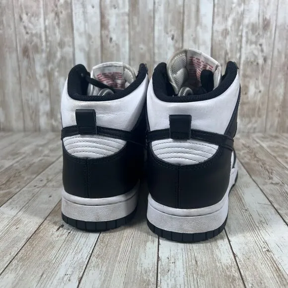 DD1869-103 Nike Dunk High Panda Black White University Red Womens‎ 8