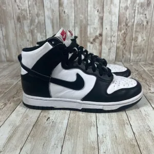 DD1869-103 Nike Dunk High Panda Black White University Red Womens‎ 8