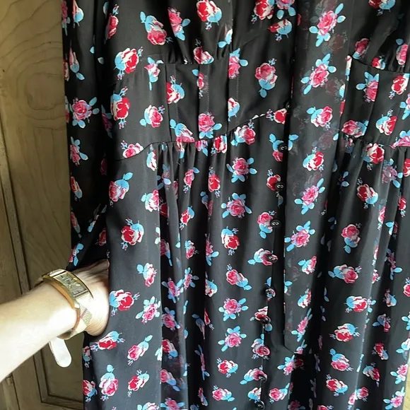 DIANE VON FURSTENBERG🔥 Erica floral-print crepe de chine midi dress