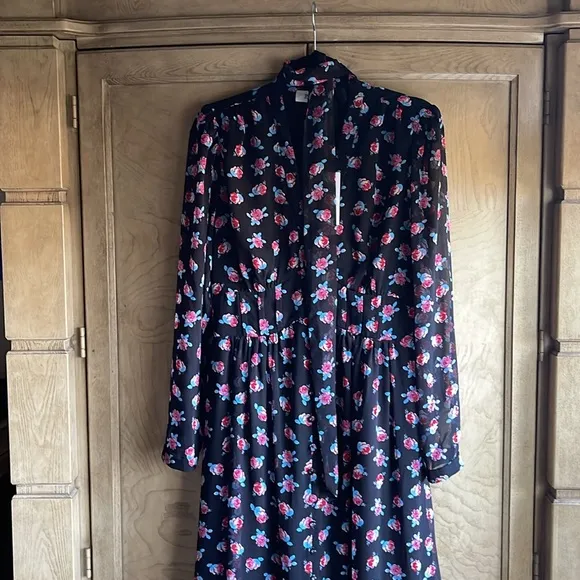 DIANE VON FURSTENBERG🔥 Erica floral-print crepe de chine midi dress