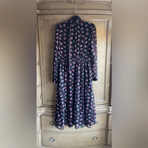 DIANE VON FURSTENBERG🔥 Erica floral-print crepe de chine midi dress