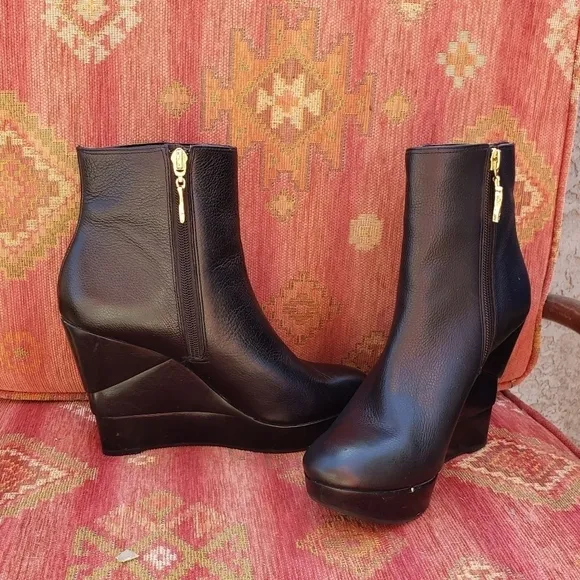 Diane von Furstenberg‎ Opalista Leather Platform Boots