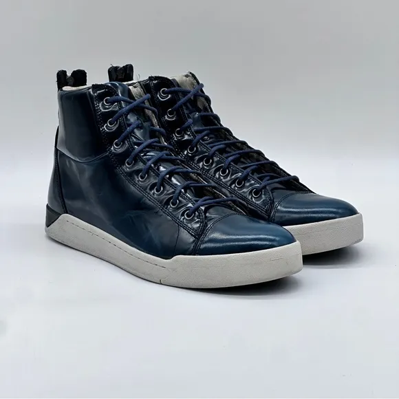 Diesel Diamond Hi-Top Leather Shoes. Size 12
