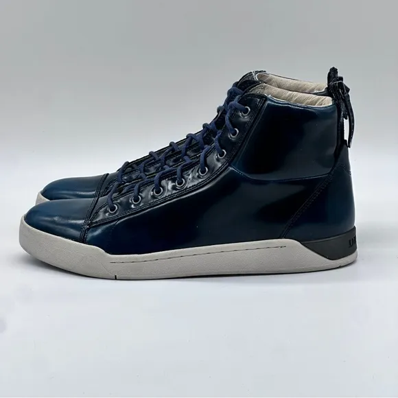 Diesel Diamond Hi-Top Leather Shoes. Size 12
