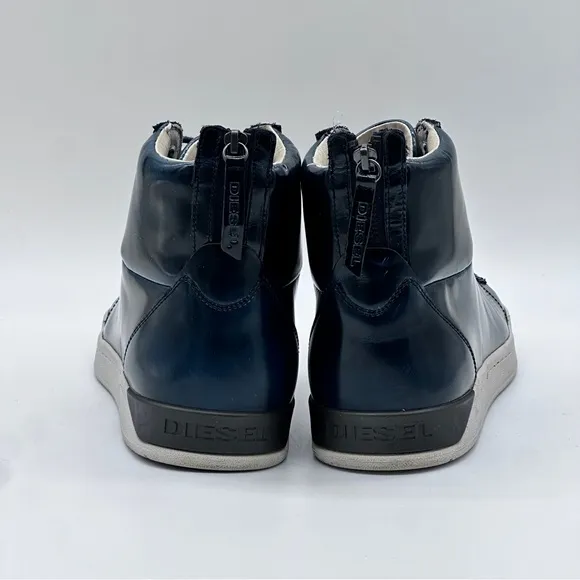 Diesel Diamond Hi-Top Leather Shoes. Size 12