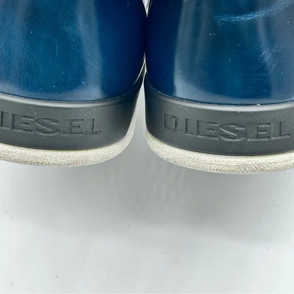 Diesel Diamond Hi-Top Leather Shoes. Size 12