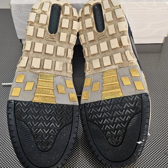 Diesel Playground Vintage Hightop Shoes Sz-10,EUR-43,JPN-28