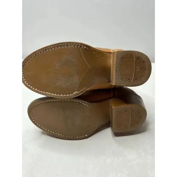 Dingo Tan Toe Western Cowboy Boot Girls 9.5