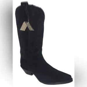 Dingo Womens Out West Snip Toe Western Suede Leather Boots Knee High Sz NWB