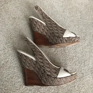 Dior Monogram Wedges