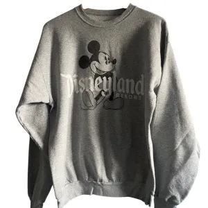 Disneyland resort grey crew sweatshirt size med