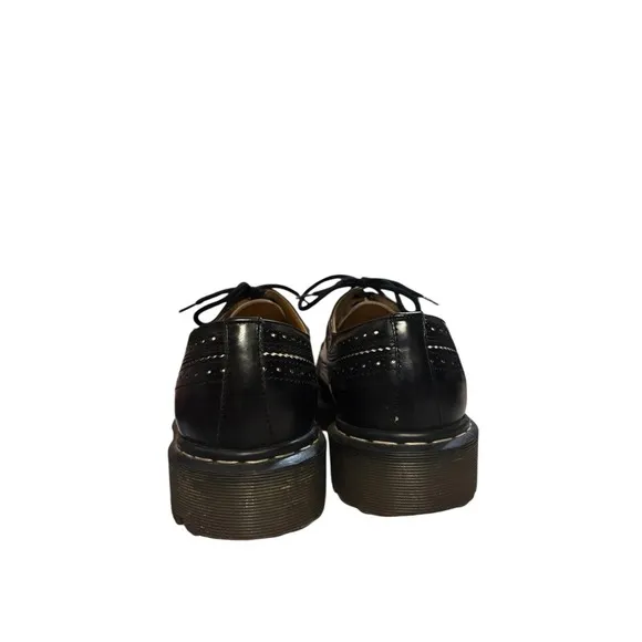 Doc Martens 3989 Bex Smooth Leather Brogue Sz 10 Shoes Made In England Vintage