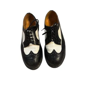 Doc Martens 3989 Bex Smooth Leather Brogue Sz 10 Shoes Made In England Vintage