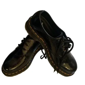 Doc Martens Ska Punk Glossy Black Oxford Shoes Sneakers Boots Booties Dress Work