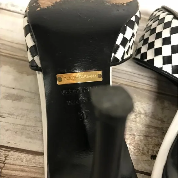 DOLCE &amp; GABBANA SLIDE SANDALS 37