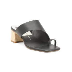DOLCE VITA Black Barlou Heeled Sandals
