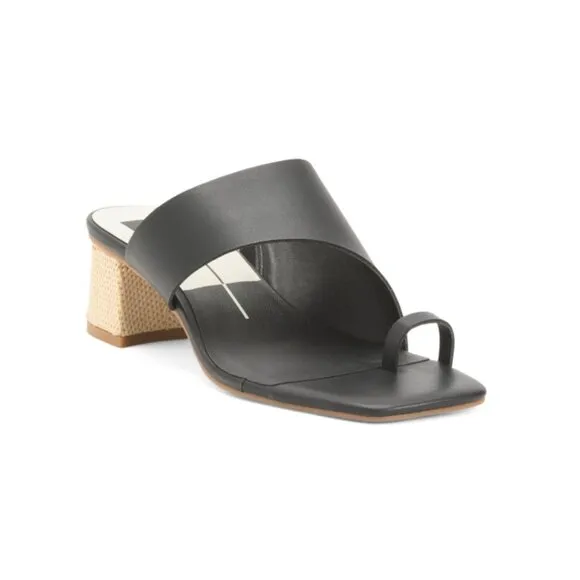 DOLCE VITA Black Barlou Heeled Sandals