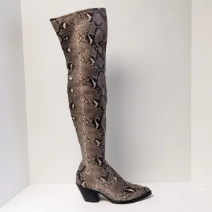 Dolce Vita Suri Over-The-Knee Fashion Boots, Snake Print, Women's 7 M