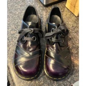 Dr. Doc Martens Sylwia Purple Ombre Vegan Leather Shoes US 9