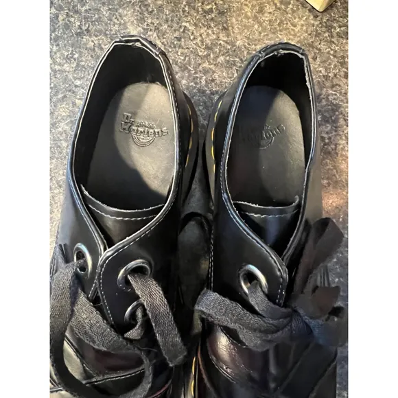 Dr. Doc Martens Sylwia Purple Ombre Vegan Leather Shoes US 9