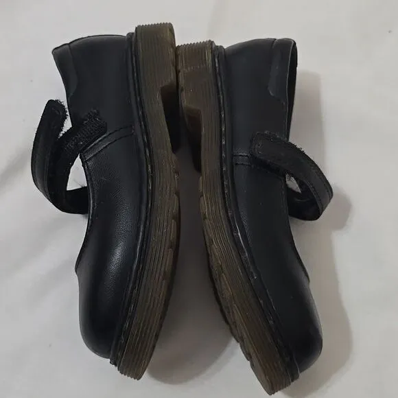 Dr. Marteen's Classic Black Tully, Mary Jane  Kids Shoes 8