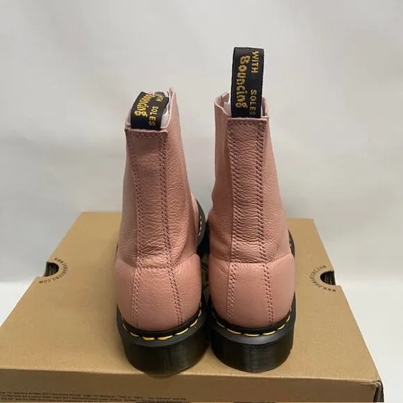 Dr Marten Doc Marten 1460 Pascal Boots Peach Beige Sz 10 Womens Virginia