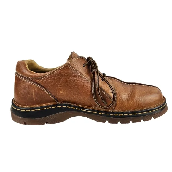 Dr. Martens 11232 Brown Leather Derby Shoes Lace Up Men's Size 11