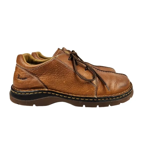 Dr. Martens 11232 Brown Leather Derby Shoes Lace Up Men's Size 11