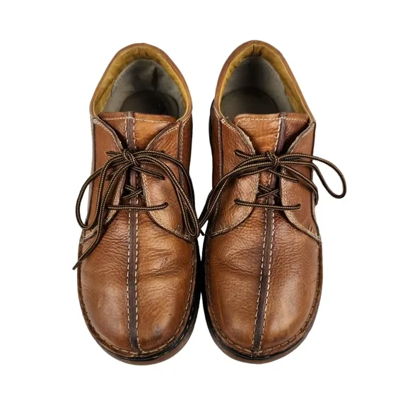 Dr. Martens 11232 Brown Leather Derby Shoes Lace Up Men's Size 11