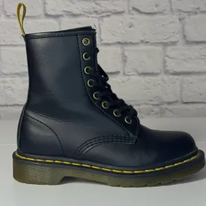 Dr. Martens 1460 8-Eye Black Vegan Boots, Women's 5 US